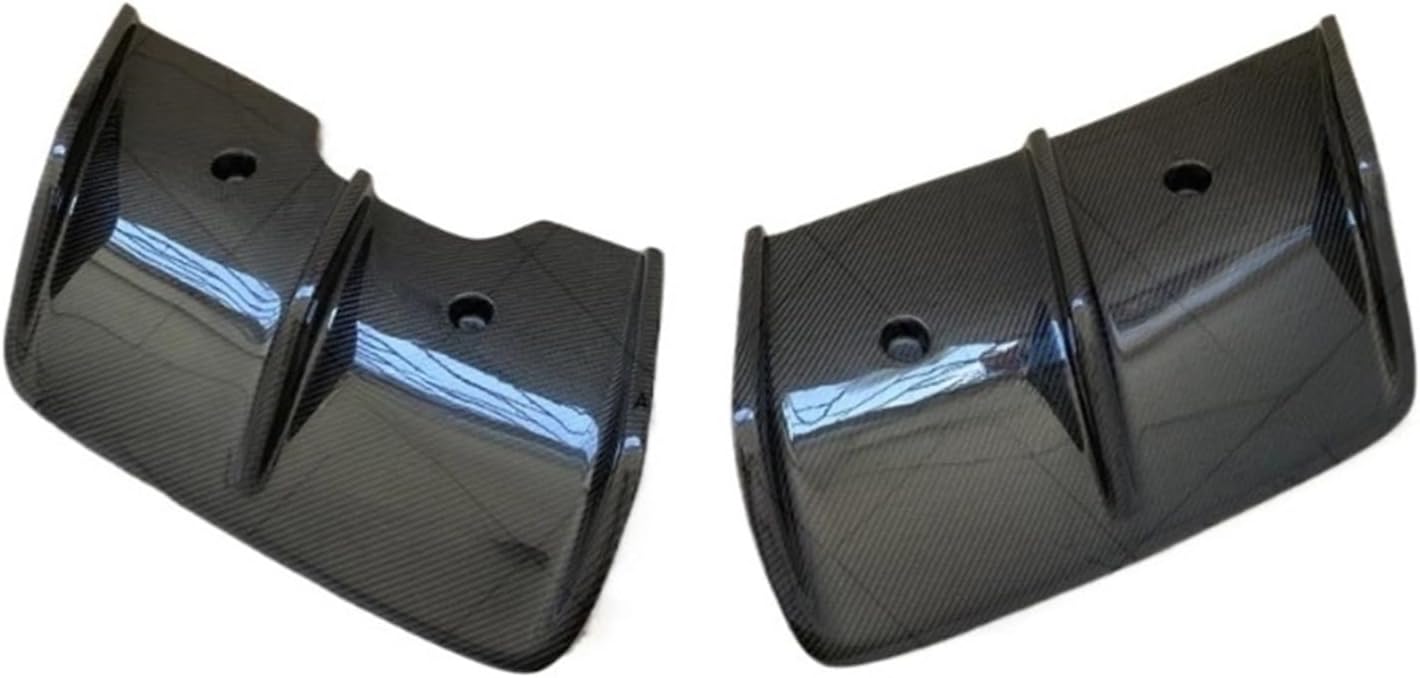 Carbon fiber FRP Rear Diffuser Bumper Splitter Lip Spoiler Racing Car Styling, Compatible For BMW I8 2014 2015 2016 2017 2018 2019(Carbon Fiber look)