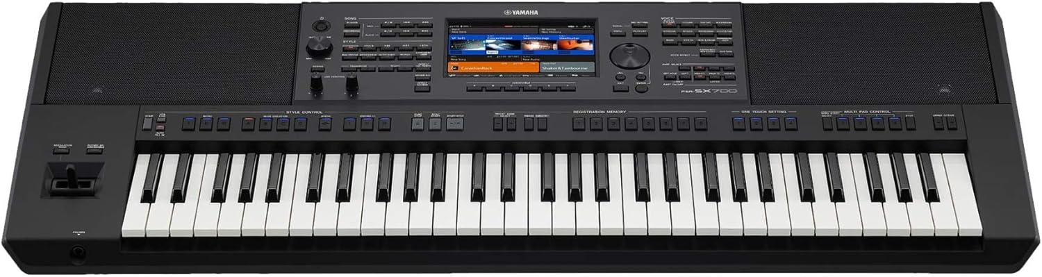 Yamaha 61-Key Arranger Keyboard, Multiple Styles and Voices PSRSX700