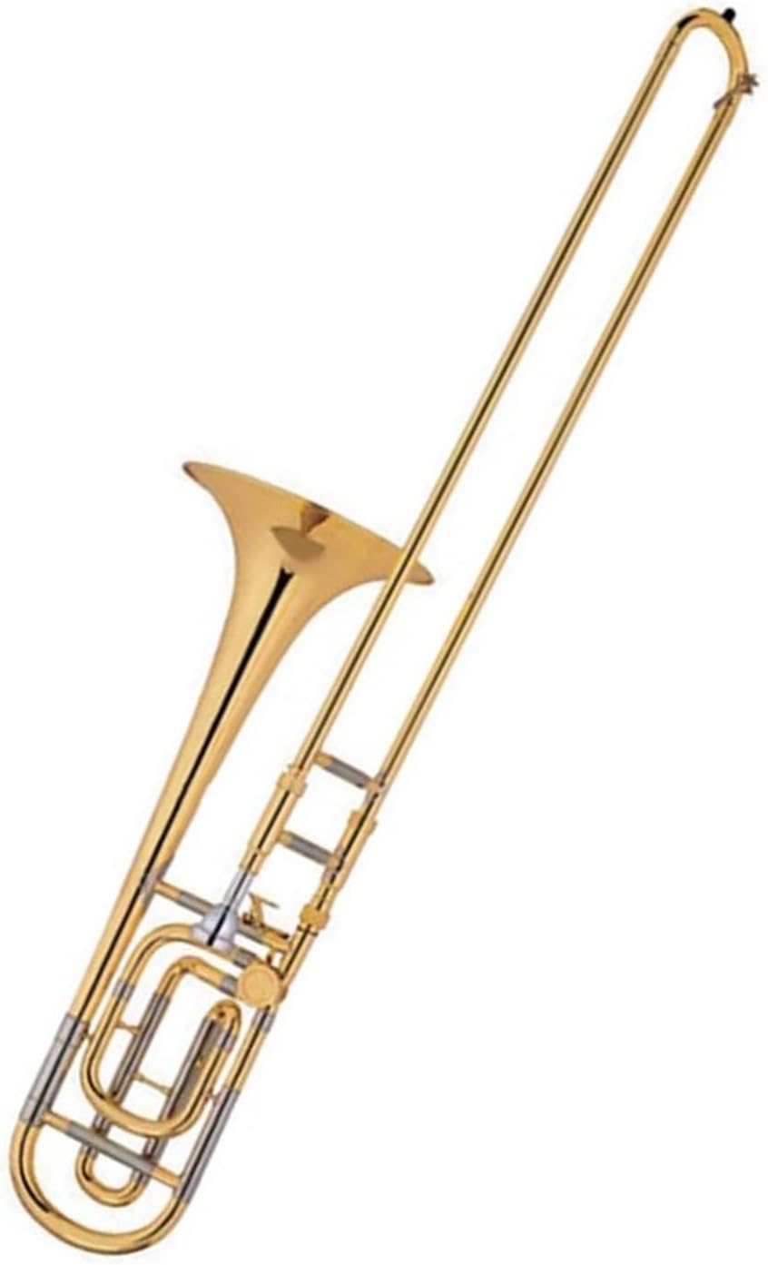 Adult Trombone Instrument Popular Gold Lacquer Tenor Trombone Tuning Pipe