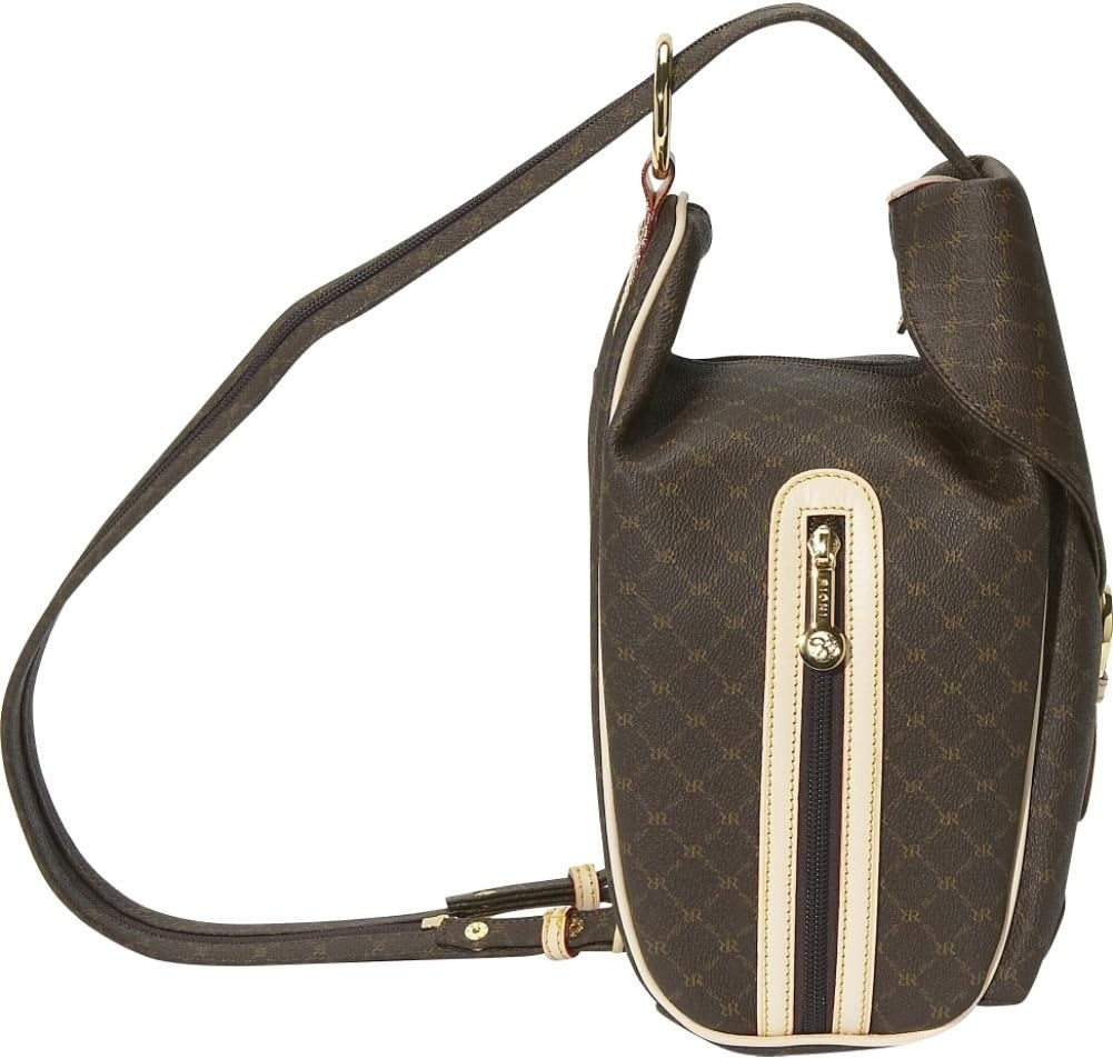 Signature Zipper Strap Backpack