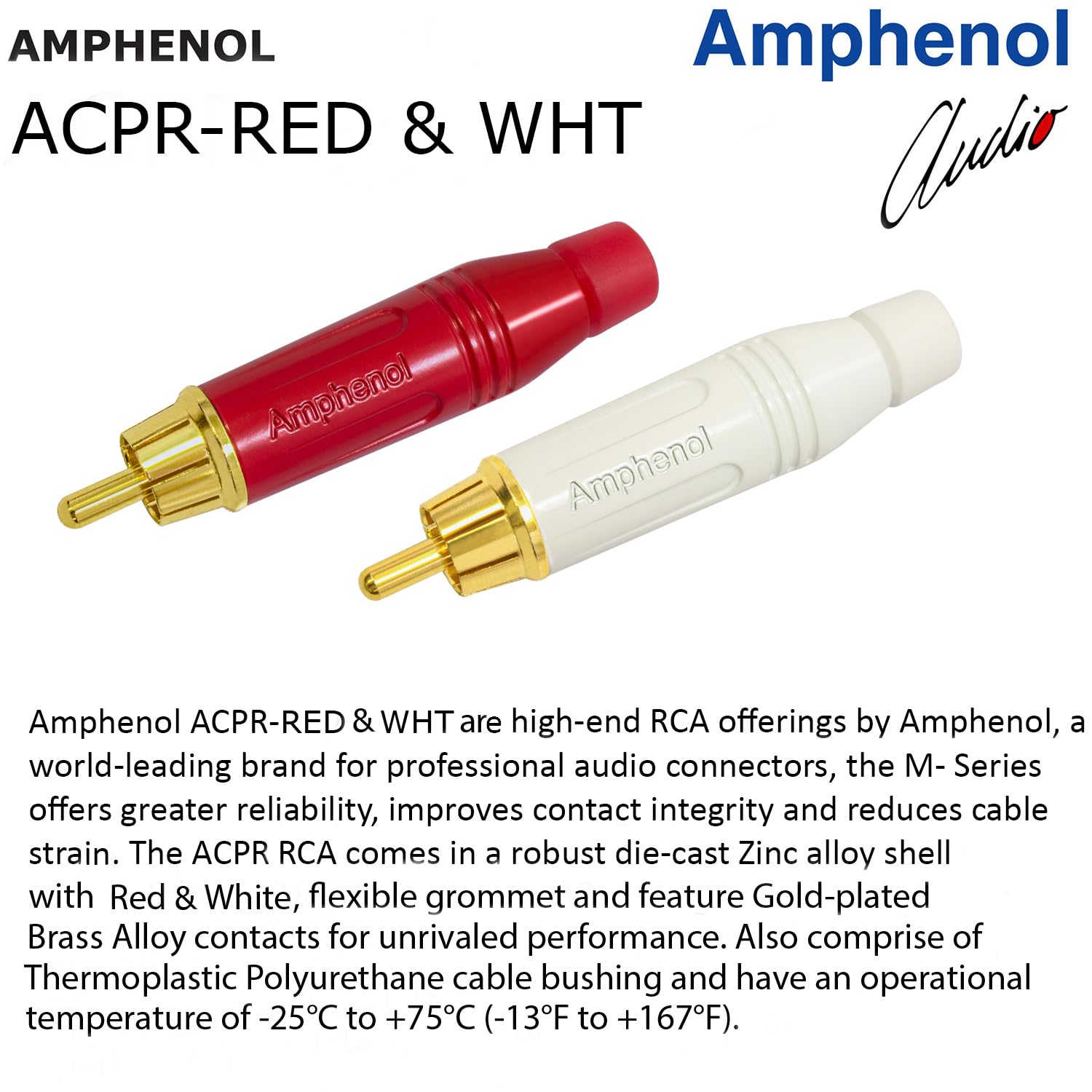 50 Foot RCA to XLR (Male) Cable Pair - WBC-PRO-LOCAP Low-Capacitance (14pF/ft) 22 AWG Ultra-Silent Audiophile & Pro-Grade Audio Interconnect Cable - Amphenol Plugs & Red & Silver Tweed Jackets