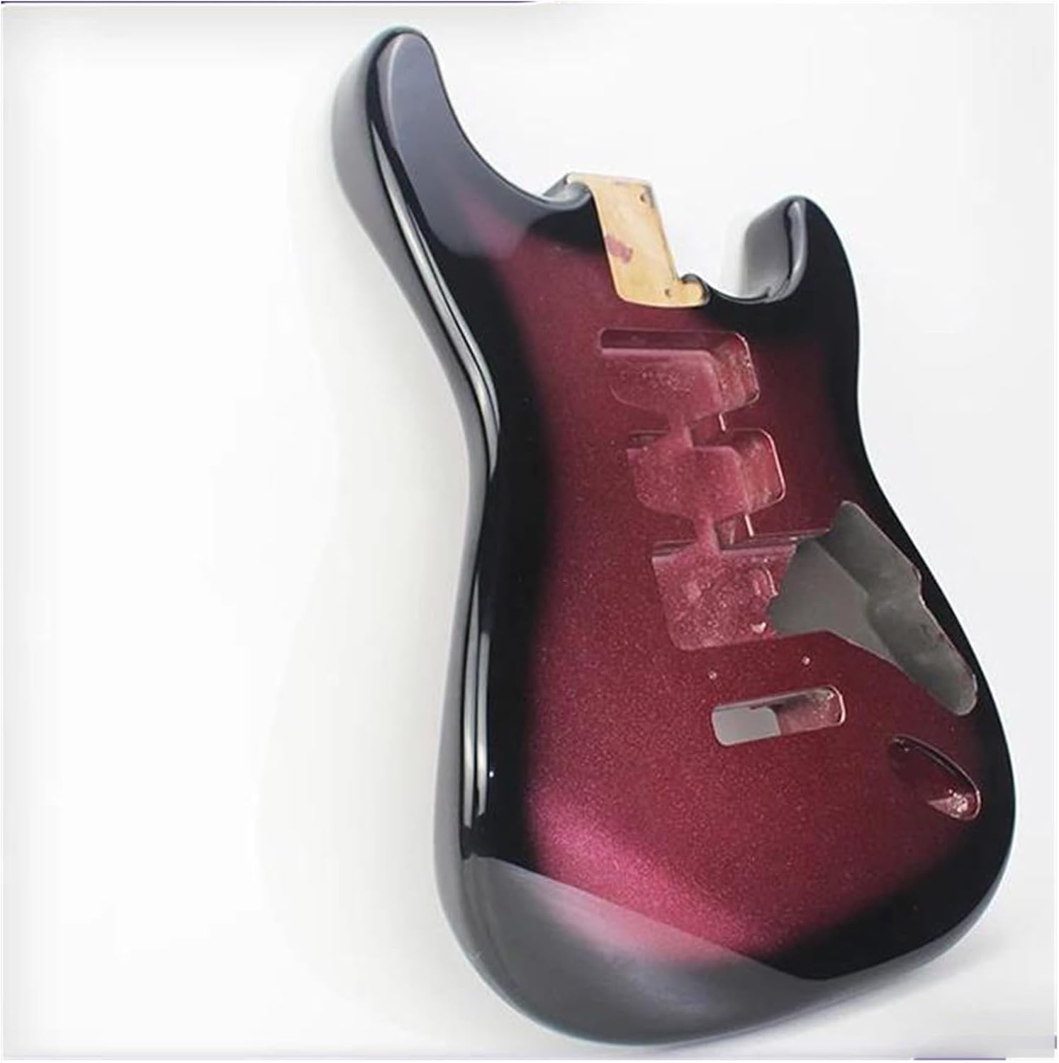 Guitar Body Guitar Replacement Parts For ST Pink Black Gradient Edge Alder Wood Electric Guitar Body Fend Standard Size