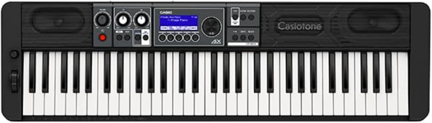 Casio Casiotone CT-S500 – 61-Key Touch-Responsive Portable Keyboard | 800 AiX Tones, DSP Effects, Bluetooth MIDI/Audio, 6-Track Recorder, USB, Line Outs, Casio Music Space App | Gig-Ready & Compact