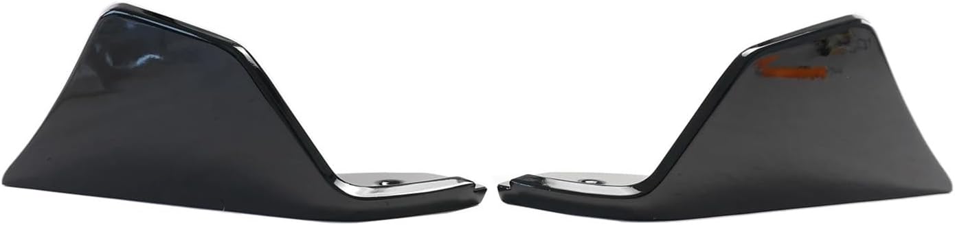 Pair Bumper Side Corner Splitter Compatible for Toyota Supra 2020-2024 All Models Glossy Black/Carbon Fiber Car Rear Bumper Corner(Glossy black1)