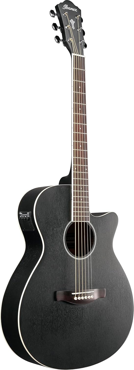 Ibanez AEG7MHWK Acoustic-electric Guitar - Weathered Black