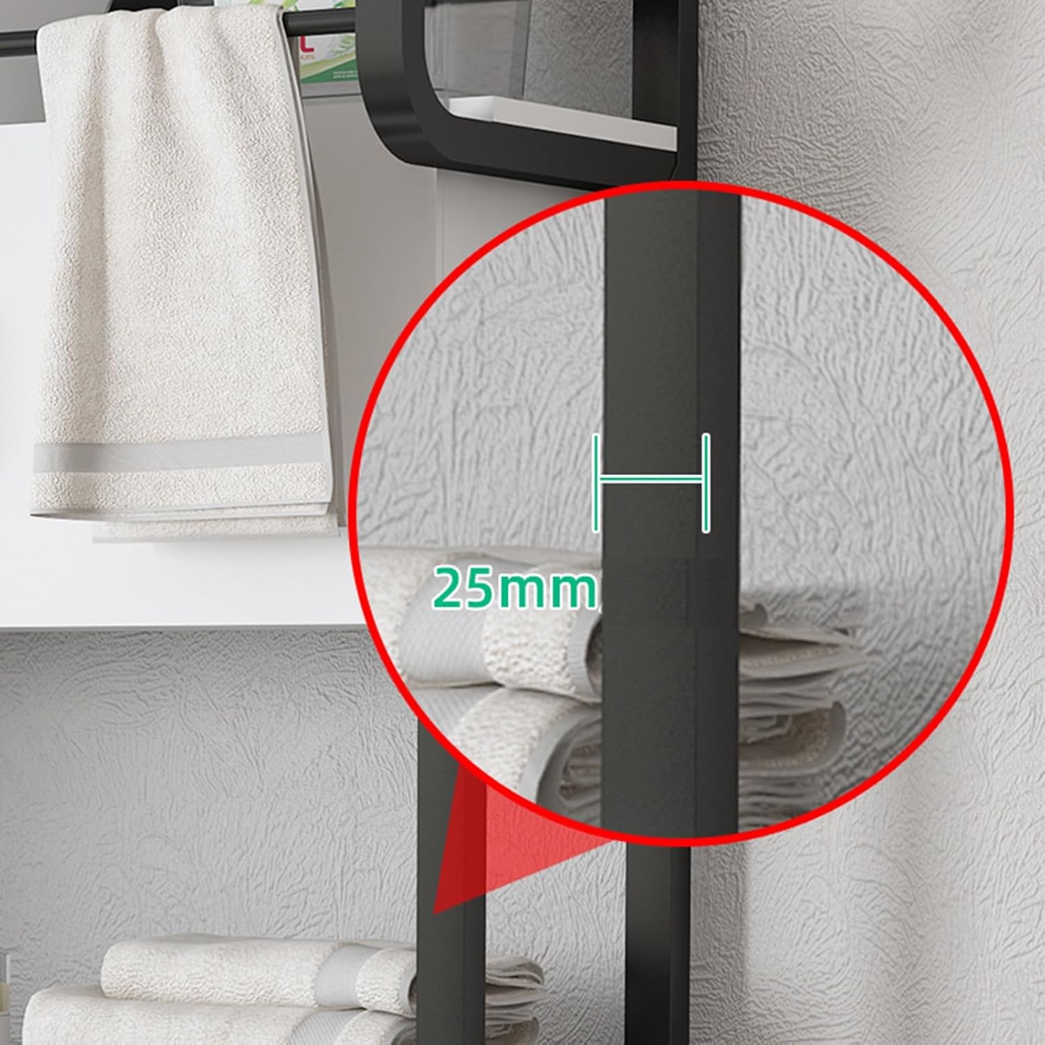 Over Washing Machine Storage Rack, Drum Washing Machine, Balcony Bathroom Stand, Cabinet with Storage Cabinet (C)