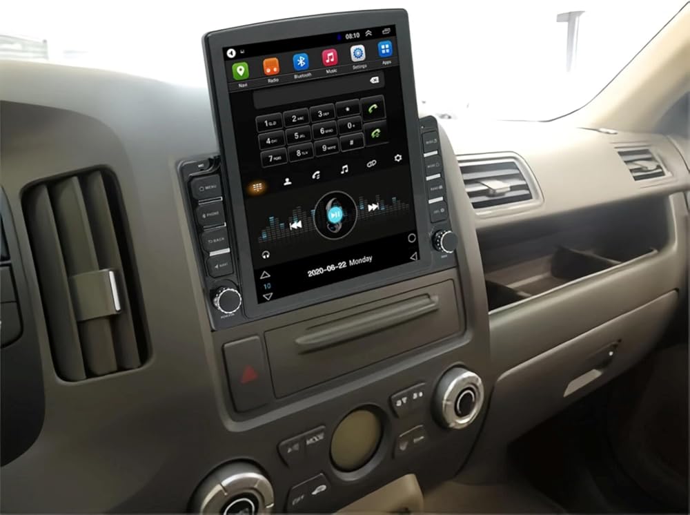 with Wireless Carplay Screen for Volkswagen Multivan 2009 4G+64G Car Radio Stereo with Wireless Carplay&Android Auto Support Bluetooth/Voice Control/GPS/WiFi/Backup Camera/SWC/FM, 9.7