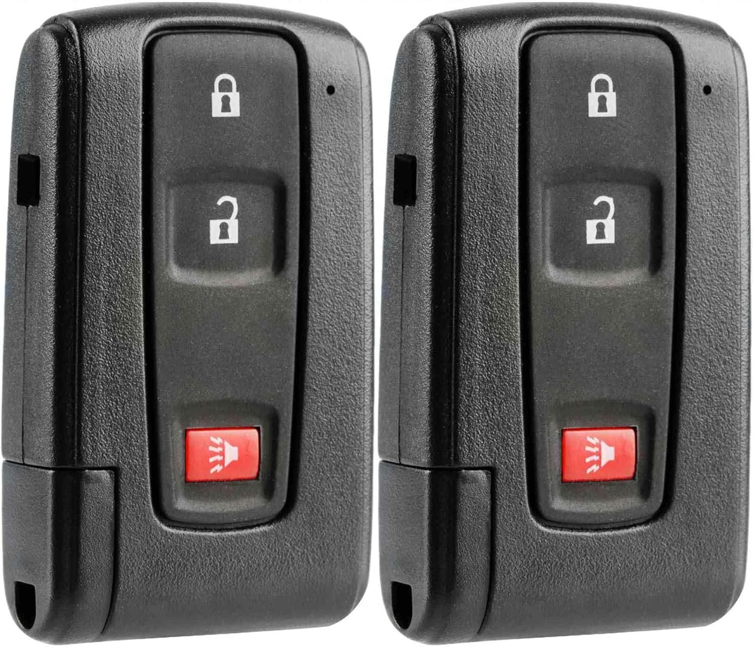 Set of 2 Key Fob fits 2004-2009 Toyota Prius Smart Keyless Entry Remote for Silver Logo (MOZB31EG)