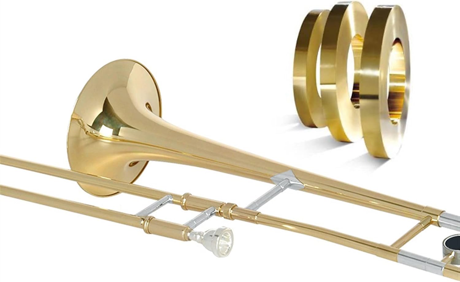 TSTS Professional B Flat Tenor Trombone Suitable for Students and Beginners Beginner Trombone