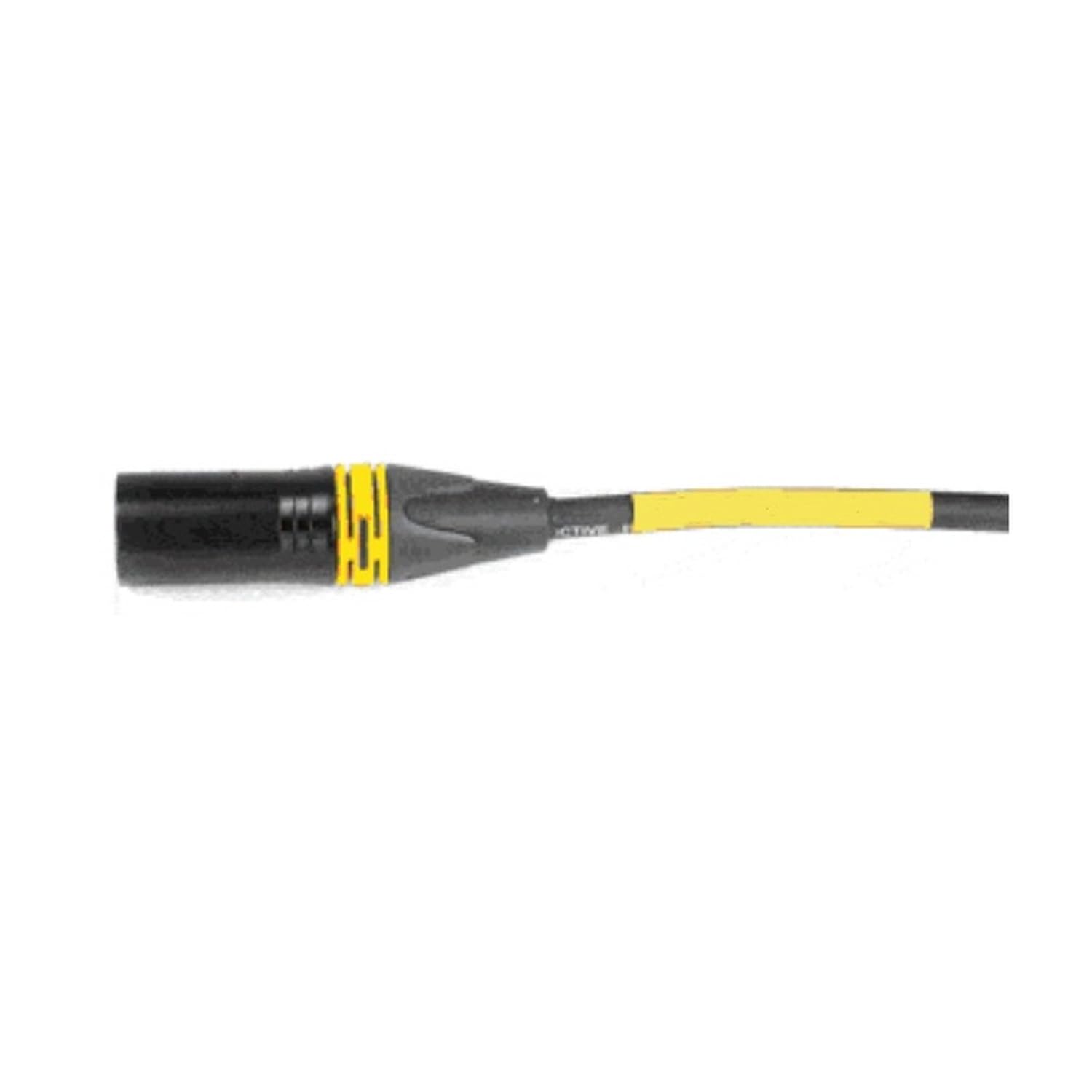 Elite Core AVLGear CSM2-RAFN-20 | XLR Male to XLR Right Angle Female Durable Quiet 20 Feet Mic Cable Yellow with Yellow Ring