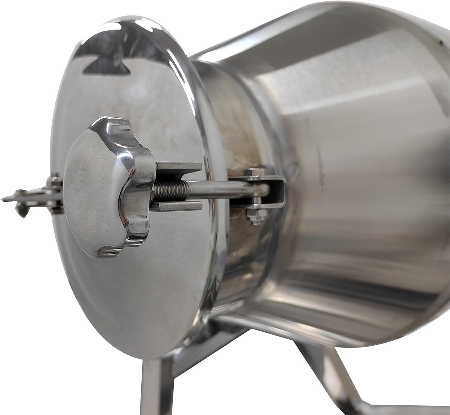 Dry Powder Mixer 30L Powder Mixer Blender Machine 360°Rotation Stainless Steel Powder Mixing Machine Granule Food Powder Drum Mixer Machine 110V 3KW