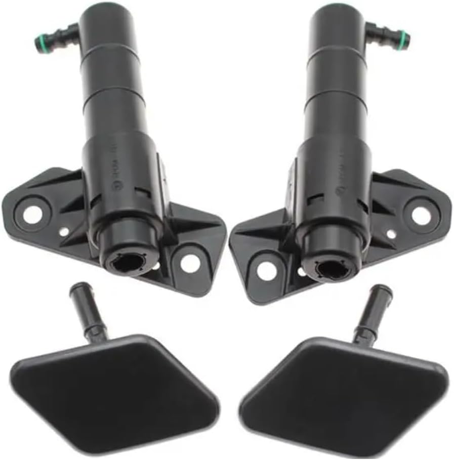 Headlamp Water Jet Compatible with Kia for Sportage 3 2010 2011 2012 2013 2014 Front Headlight Washer Water Sprayer Nozzle Jet with Cover Cap 98671-3U000 98675-3U000