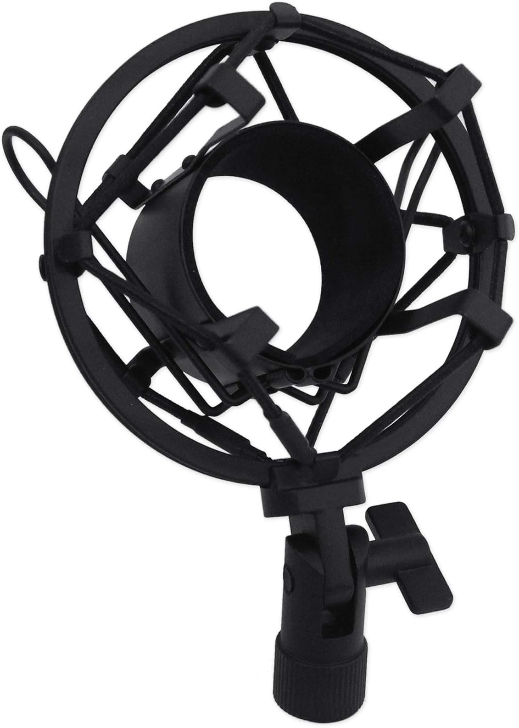 Rockville RCM01 Bundle: Pro Studio Recording Condenser Microphone with Metal Shock Mount, iSTAND 75 Desktop Boom Arm Mic Stand for iPhone, iPad, Webcam, 2-Items