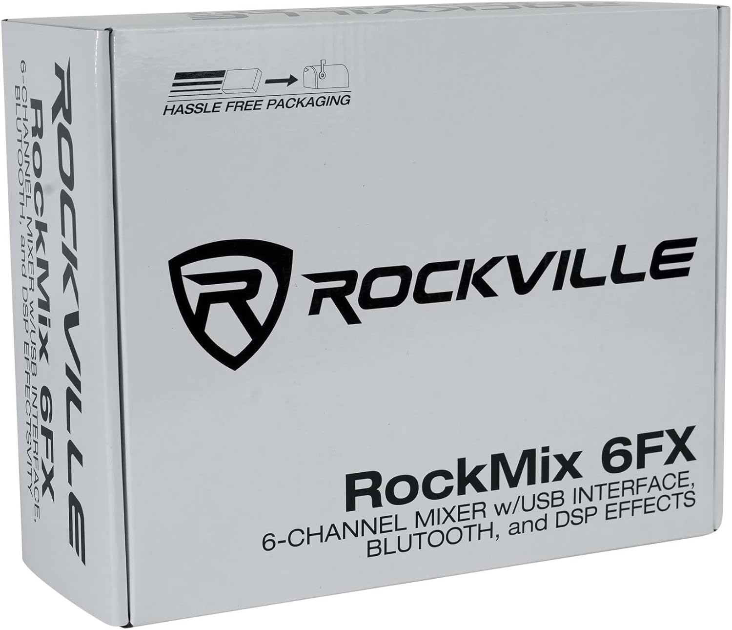Rockville ROCKMIX 6FX USB Computer Recording Interface Bluetooth Mixer w/Effects