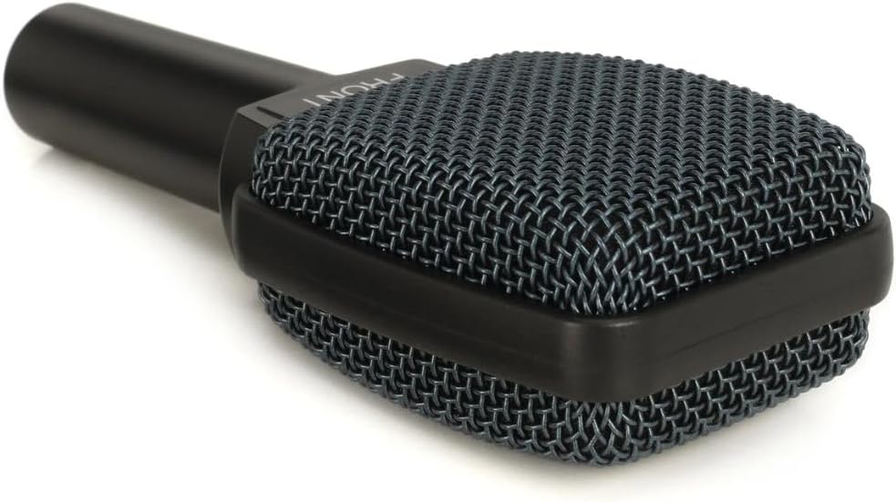 Sennheiser E 906 Supercardioid Dynamic Instrument Microphone Bundle w/Pig Hog PHM10 8mm Mic Cable Polishing Cloth