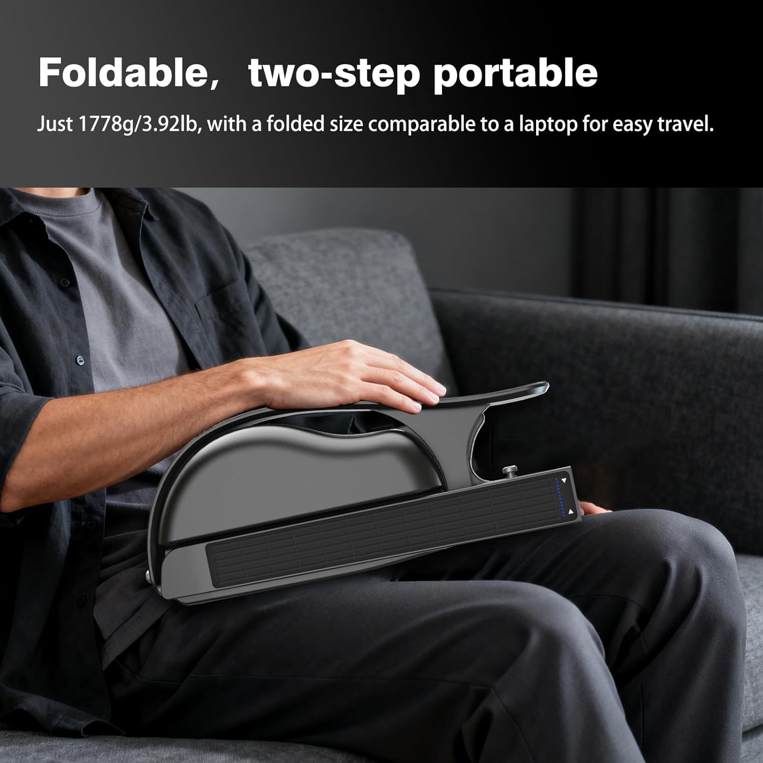 Stringless Electric Smart Guitar,Foldable & Portable Built-in Drum Machine & Bassline Travel Backing Guitarra for One-Man Band,Chord Generator,App Interactive Chord Sheets,Easy to Play (Pearl White)