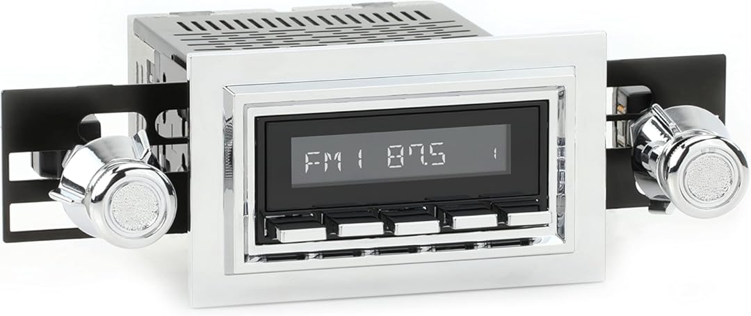 RetroRadio Compatible with 1981-87 Lincoln Town Car Features Include Bluetooth, AUX, AM/FM LABC-M1-121-05-75L4
