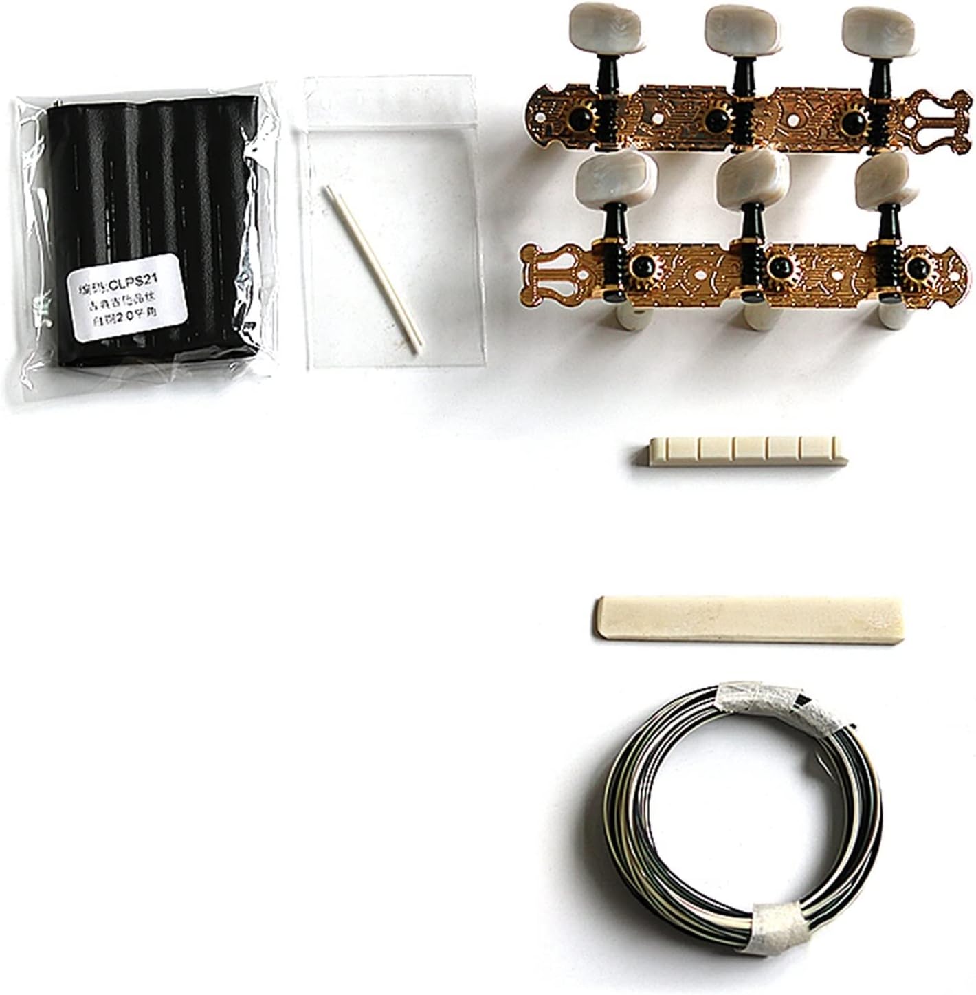 Classical Guitar Back and Side Board Veneer Spruce Surface Production Material Combination Set DIY Guitar Kit (Color : 1)