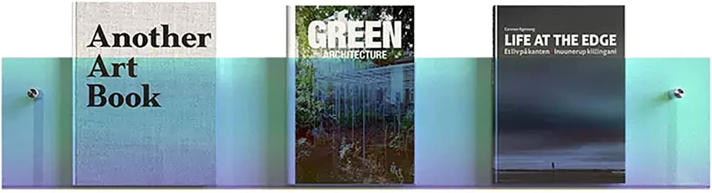 Colorful Acrylic Brochure Holder Wall Mount, Hanging Bookshelf Magazine Rack Literature Storage Rack for Waiting Room, Living Room, Office, Home Display (Color : Colorful, Size : L15xW2xH6IN)