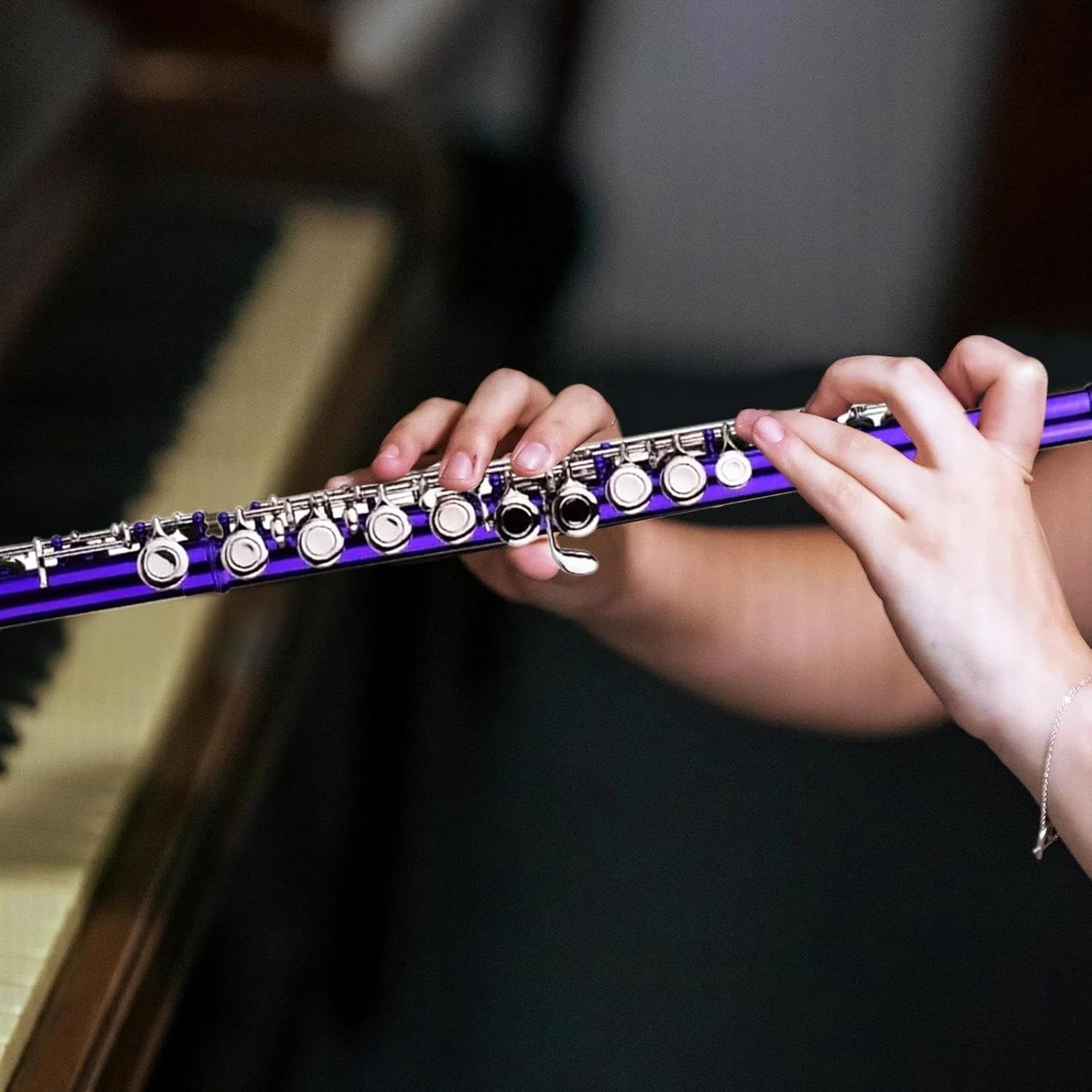 Adult Beginner Flute A 16 Key C Flute Is Suitable For Playing Musical Instruments