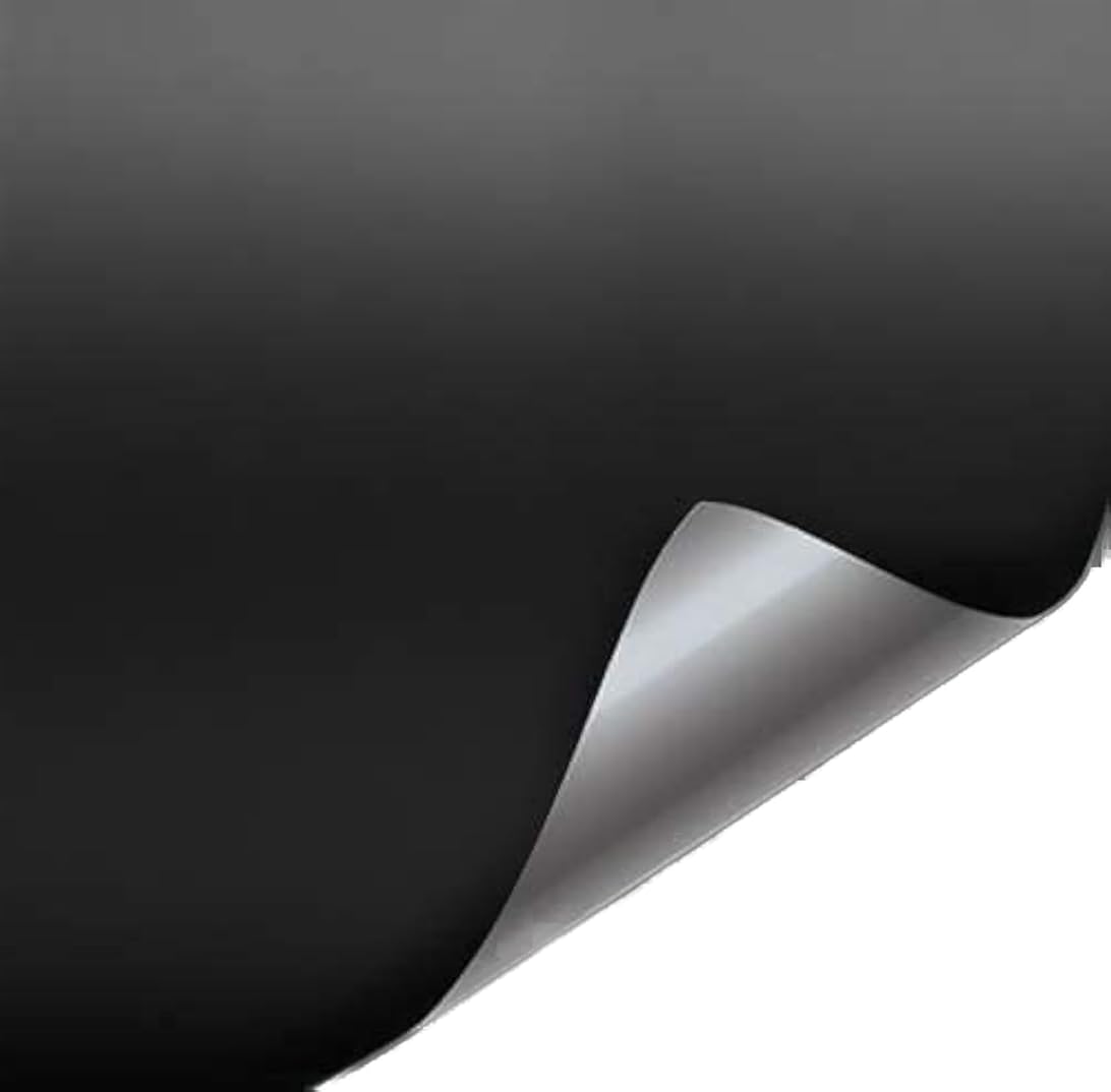 VViViD Matte Black Vinyl Wrap Adhesive Film Air Release Decal Sheet (15ft x 5ft)