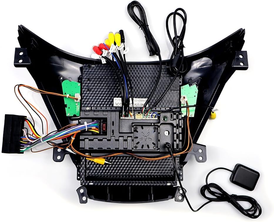 Upgraded Android 14 Car Radio for Hyundai Elantra 2011-2013, 9.7 Inch Car Stereo with Carplay&Android Auto Support GPS Units, AHD Backup Camera, FM/RDS/SWC/Mic 2G+64G Bluetooth Radio 322