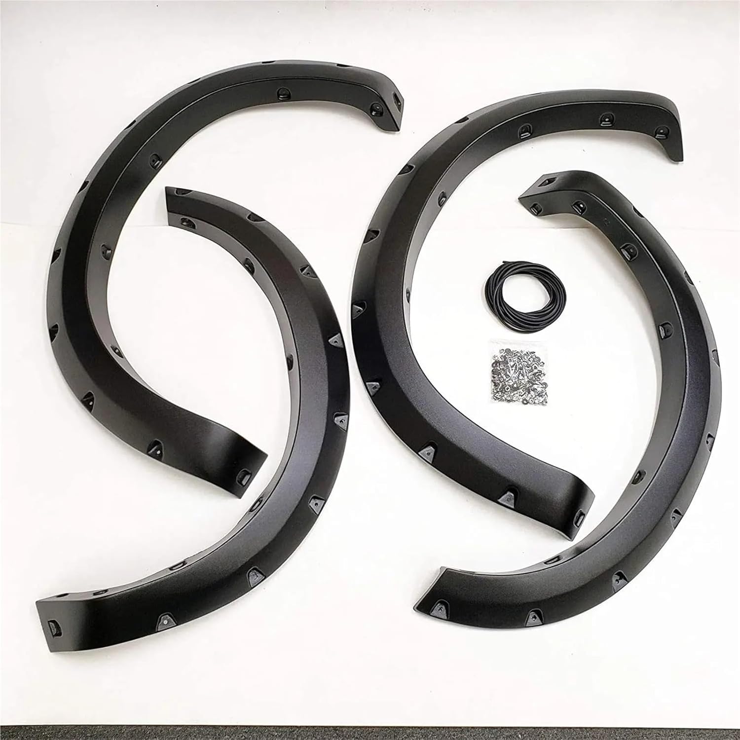 AAAQMGIH Pocket Style Fender Flares Wheel Arch Compatible for F-150 2009 2010 2011 2012 2013 2014 Bolt Rivet Car Styling