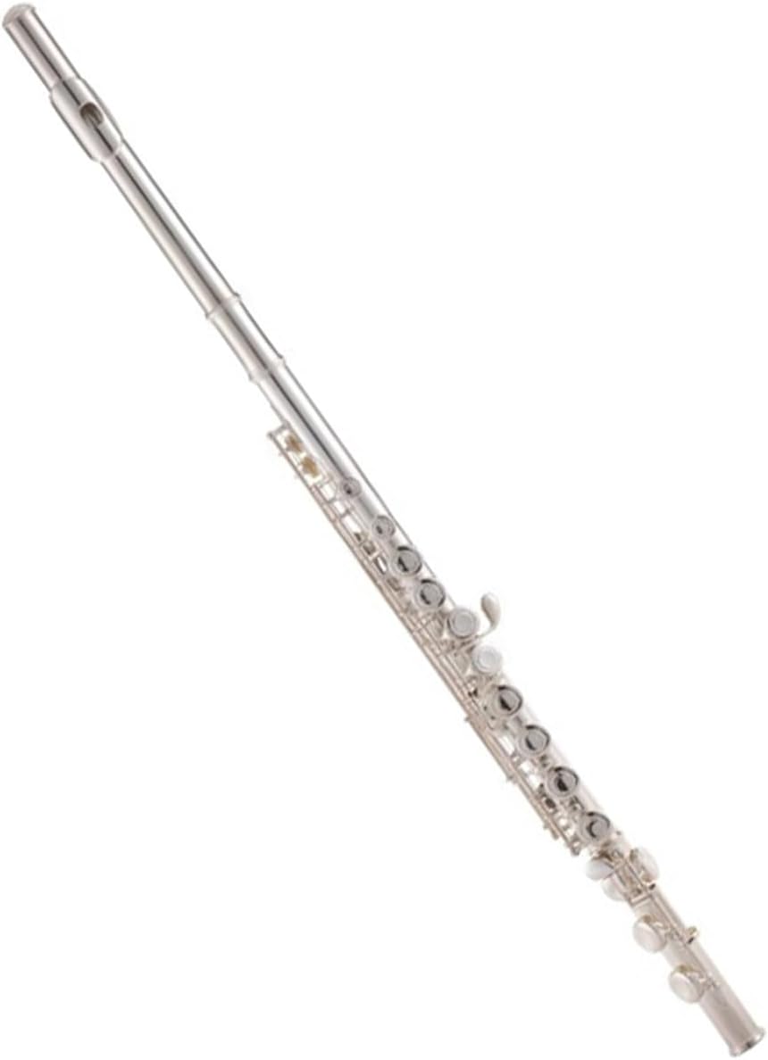 Flute Flute Wind Instrument Nickel-Silver Alloy White Copper Button E Key Split C Tone Silver-Plated 16 Closed Holes Flutes Musical Instruments