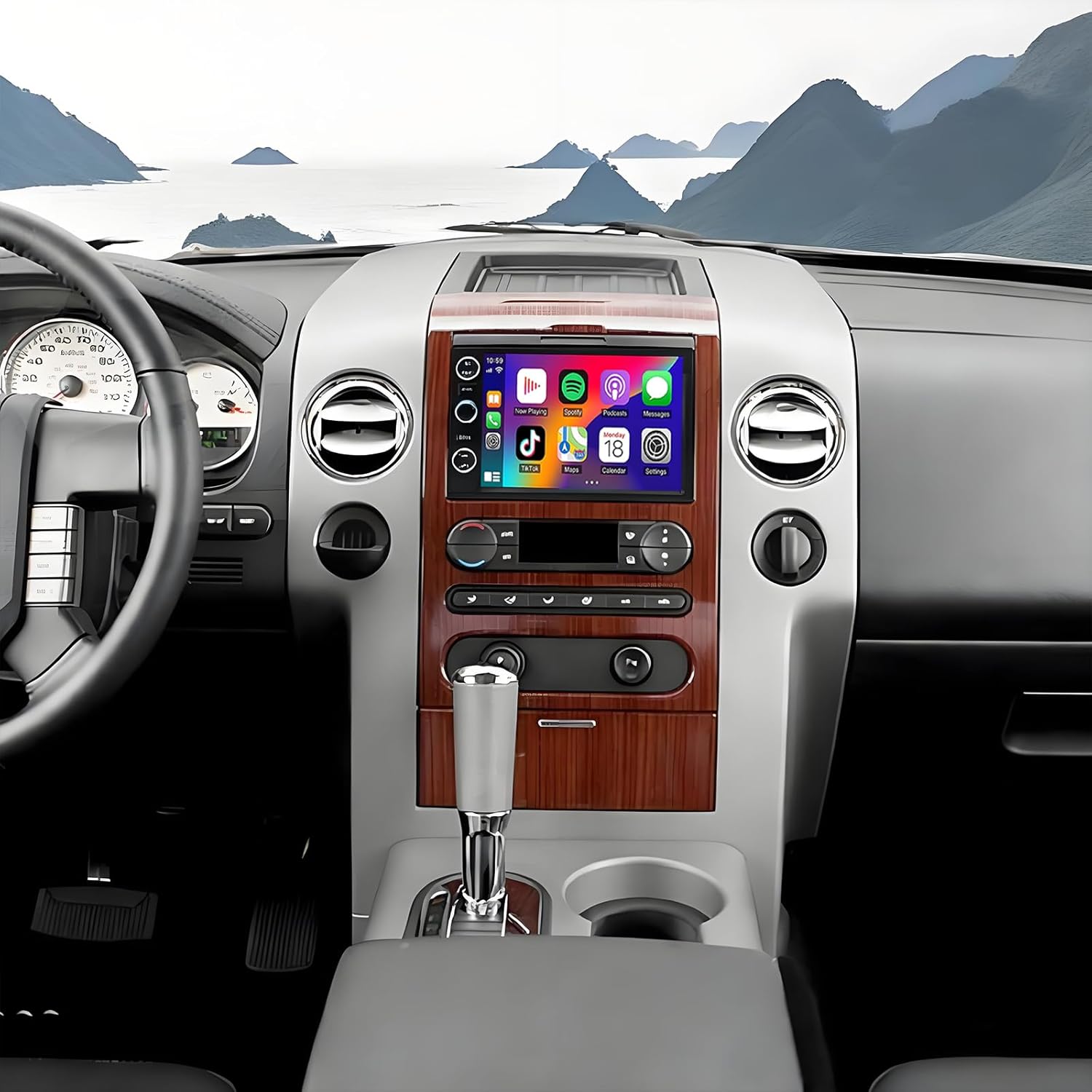 Android 14 Double Din Car Stereo Radio for Ford F-250 2008-2014,7