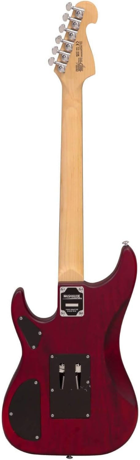 Washburn Nuno Bettencourt 6 String Solid-Body Electric Guitar, Right, Rose (N2PSK-D)