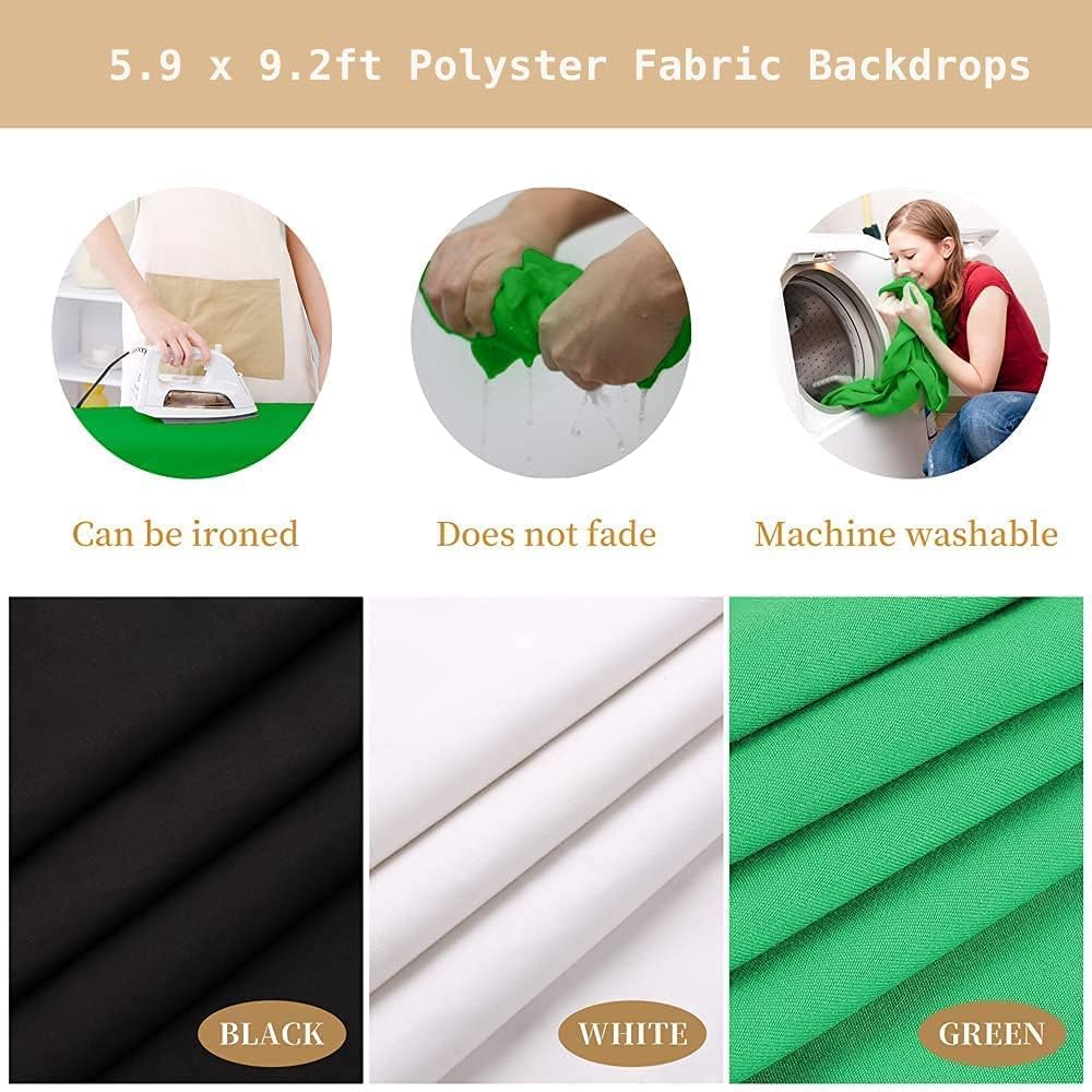 Photography Lighting Kit, Softbox Lighting Kit with Photo Backdrop for Product Photography, Portrait photography, Video Shooting Photography