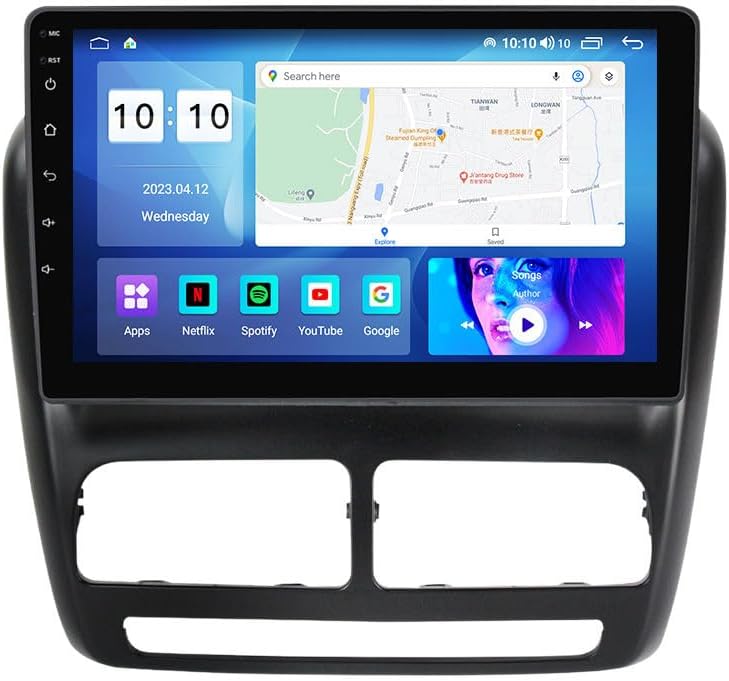 Android Car Stereo for Fiat Panda 2013-2020,10 inch IPS Touchscreen with Upgrade Wireless CarPlay & Android Auto,WiFi/GPS,Support SWC and Subwoofer,8-Core 8G+256G