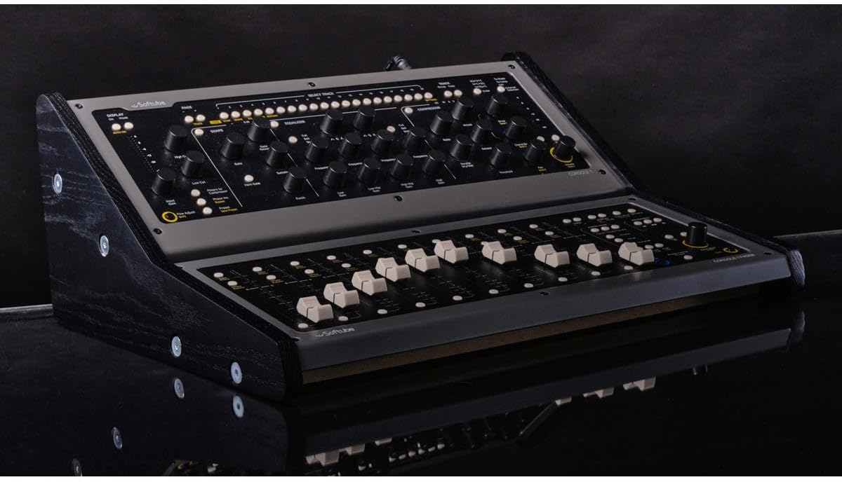 PC-CS1F-Black Softube Console 1 and Console 1 Fader Desktop Stand - Black Stain