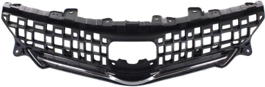 For Toyota Prius V Grille Assembly 2012 2013 2014 | Gray Shell & Insert | w/Chrome Molding | Plastic | TO1200348 | 5310147010