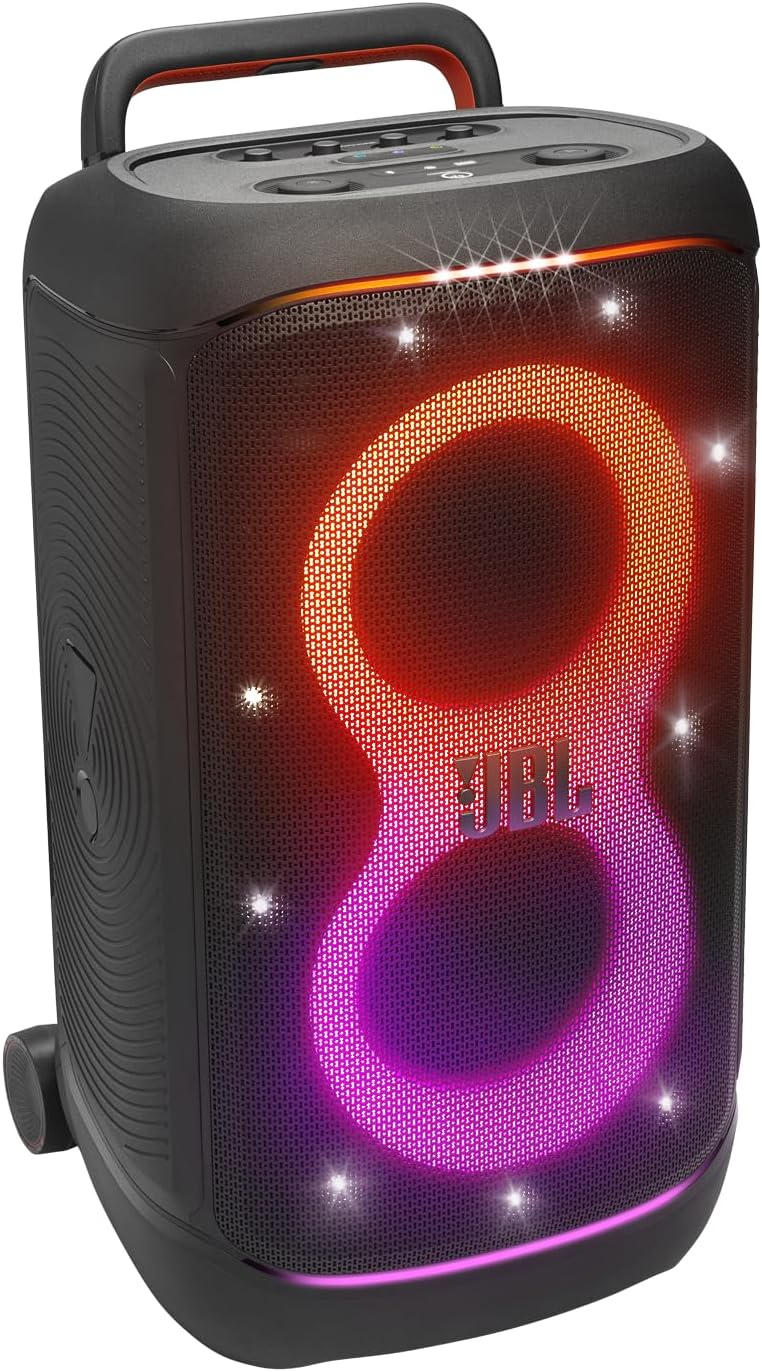JBL PARTYBOX 520 Portable Party Speaker Bundle with gSport Cargo Sleeve (Black)