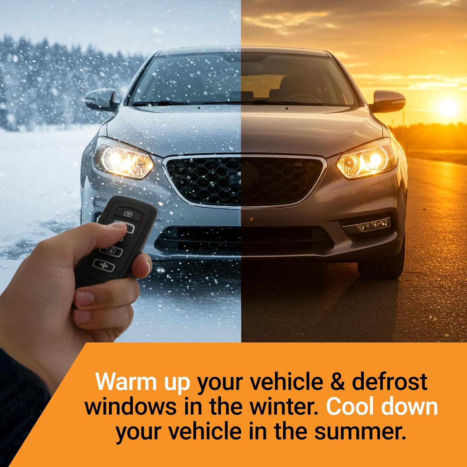 Start-X Remote Starter Kit + 3000ft 2 Way Range Extender for Dodge Challenger (2015, 2016, 2017) Vehicles with Push-to-Start Ignition