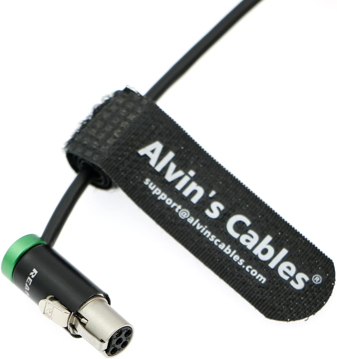 Alvin's Cables 10Inch (25cm) Low Profile TA5F to Dual LP XLR 3 Pin Male Audio-Cable for Wisycom-MCR54, Lectrosonics-DCHR-Receiver, Cameras, Portable Recorders, Mixers