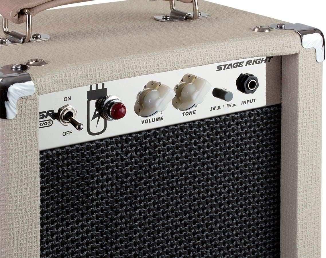 Monoprice 5-Watt, 1x8 Guitar Combo Tube Amplifier with Celestion Speaker - Stage Right Series