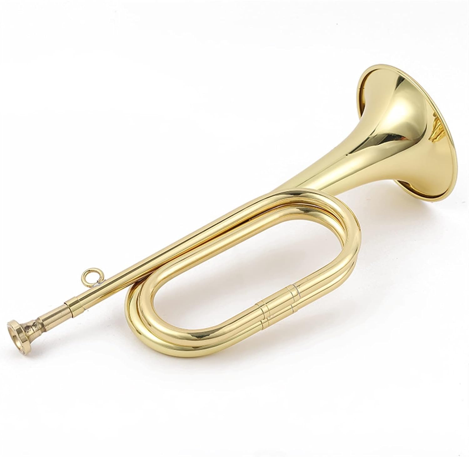 FLFL Student Trumpet Bugle Charger Copper Small Step Horn Trumpet Prop Horn Western Wind Instrument (Color : 04)