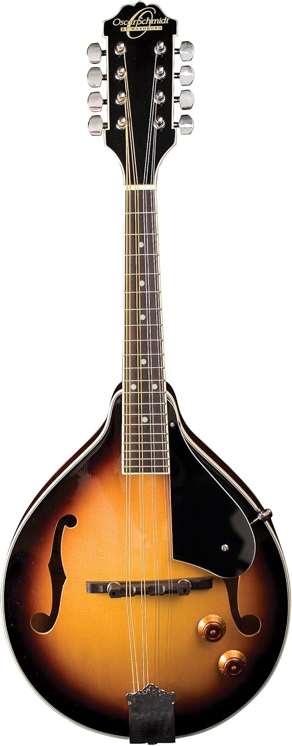 Oscar Schmidt, 8-String Mandolin, Right, Tobacco Sunburst (OM10ETS-A-U)