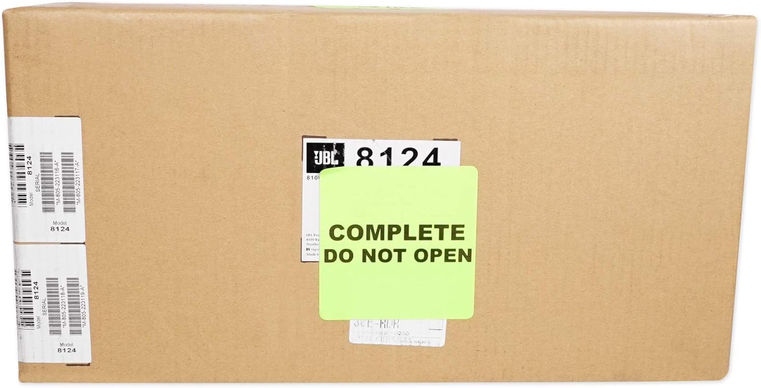 JBL 8124 - Full-Range In-Ceiling Loudspeaker with 70 Volt/100 Volt Taps (4 Pack)