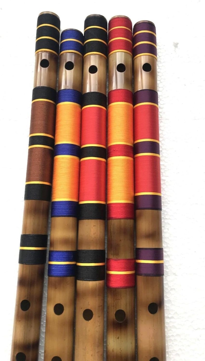 Premium Concert Bamboo Flute E bass scale Fry Bansuri With Velvet cover & case