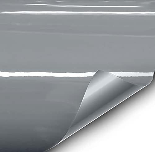 VVIVID+ Gloss Elephant Grey Nardo Gray Vinyl Car Wrap Film (25ft x 5ft)
