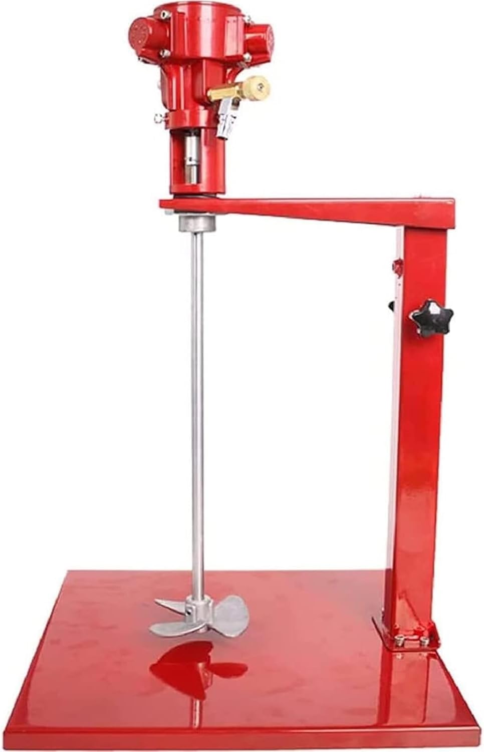 Pneumatic Paint Mixer, 5 Gallon Stainless Steel Agitator, 1500-2600rmp, Automatic Lifting Stirring Machine, for Paint Factory/Dye/Resins/Liquid Medicine Mixing