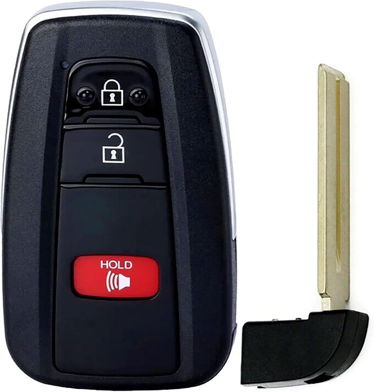 1x New Quality Replacement Proximity Key Fob Compatible with & Fit for 2016-2021 Toyota Prius - MPN HYQ14FBC-04