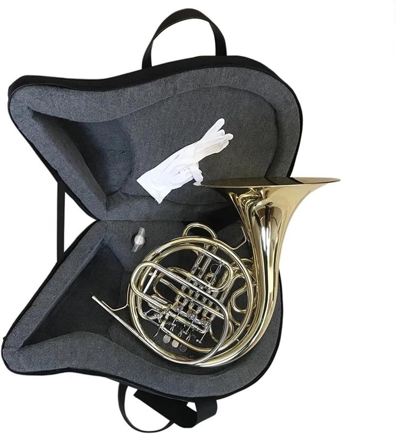 Brass French Horn Professional Level Bb/F 4 Keys Double Gold French Horn