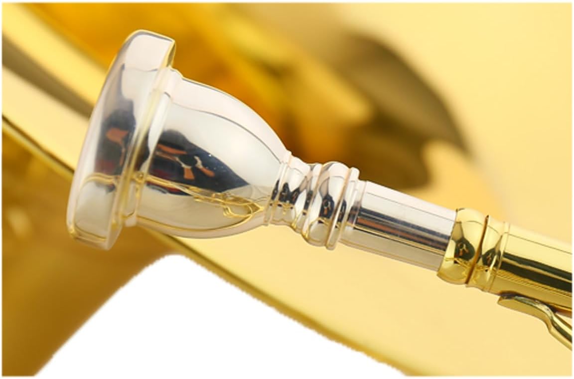 Sousaphone Brass Instrument, Gold Lacquered Finish