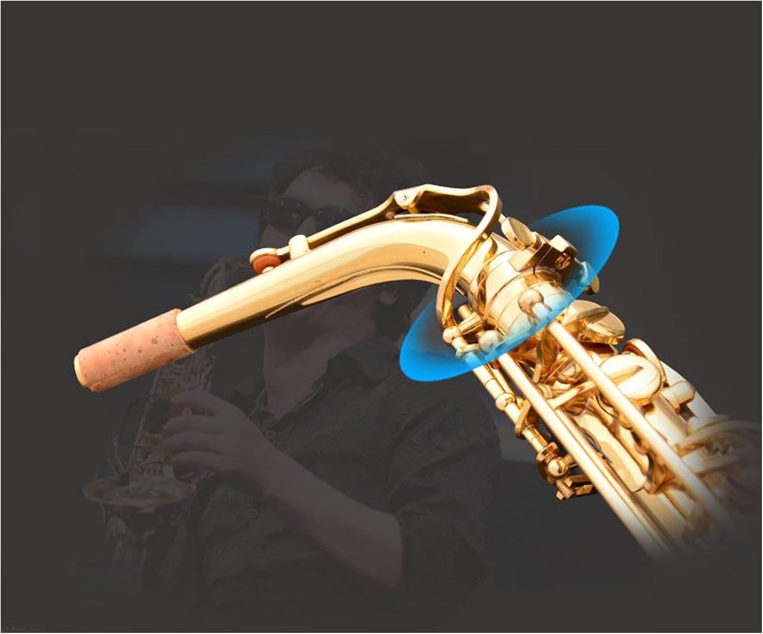 Saxophone Straight Double Button Muscle Abalone Button Alto E Flat Saxophone Children Adult Entry Beginner Exam Key Type Woodwind Instrument