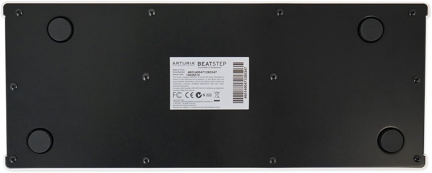 Audiosavings Bundle: Arturia BeatStep 16-Step Analog Sequencer Midi USB DJ Recording Pad Controller Bundle with Rockville RPB2-BLACK Handheld Wireless Portable Bluetooth Speaker Great Sound (2 Items)