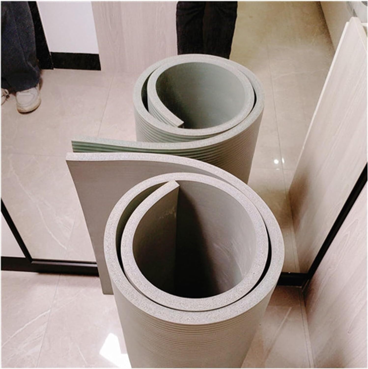 Garage Column Protector Self Adhesive Garage Wall Protector, Furniture Proof Corners Edges Safety Bumper Guards, Protecting Your Car Doors to Protect Parking,Gray-Thickness 1cm-0.8x2m